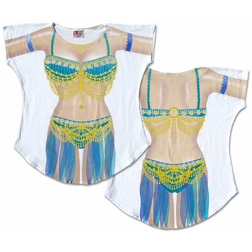 LA Imprints Fantasy Coverup Belly Dancer Bikini Body Coverup T-Shirt