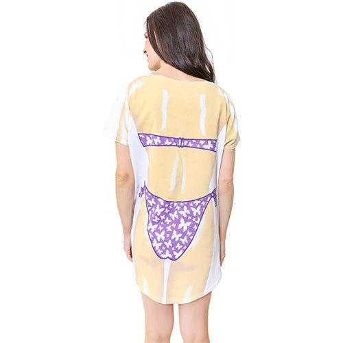 LA Imprints Fantasy Coverup Butterfly Bikini Body Coverup T-Shirt