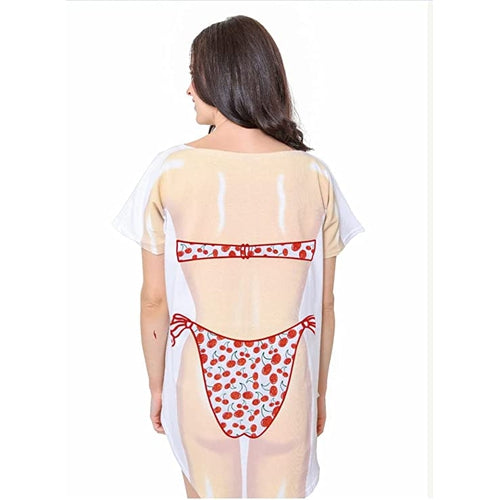 LA Imprints Fantasy Coverup Cherry Bikini Body Coverup T-Shirt