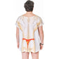 LA Imprints Fantasy Coverup Flames Thong Men's Bikini Body Coverup T-Shirt