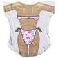 LA Imprints Fantasy Coverup Pink Flamingo Bikini Body Coverup T-Shirt