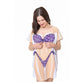 LA Imprints Fantasy Coverup Purple Sparkle Bikini Body Coverup T-Shirt