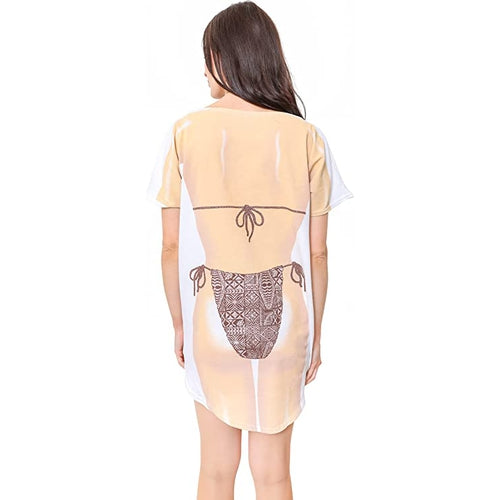 LA Imprints Fantasy Coverup Rustic Island Bikini Body Coverup T-Shirt
