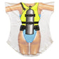 LA Imprints Fantasy Coverup Scuba Girl Bikini Body Coverup T-Shirt