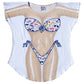 LA Imprints Fantasy Coverup Sunglasses Bikini Body Coverup T-Shirt