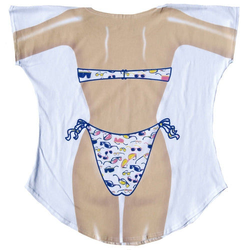 LA Imprints Fantasy Coverup Sunglasses Bikini Body Coverup T-Shirt