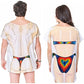 LA Imprints Fantasy Coverup Tie-Dye Couple's Bikini Bathing Suit Coverup T-Shirt